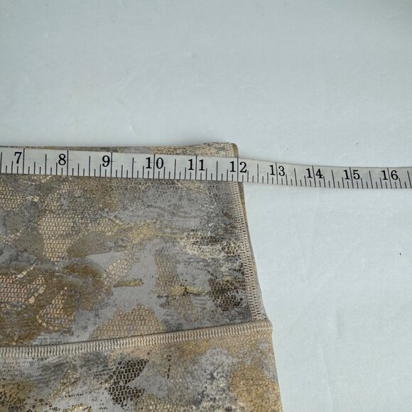 Athleta Elation Gilded Tight Leggings Gold Metallic Size XS Activewear High Rise - Picture 7 of 12